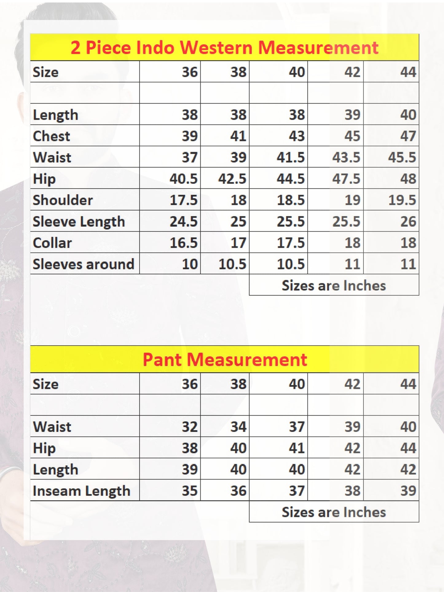 Men’s Black Self-Textured 2 Piece Indo Western Suit – Wedding & Party Wear